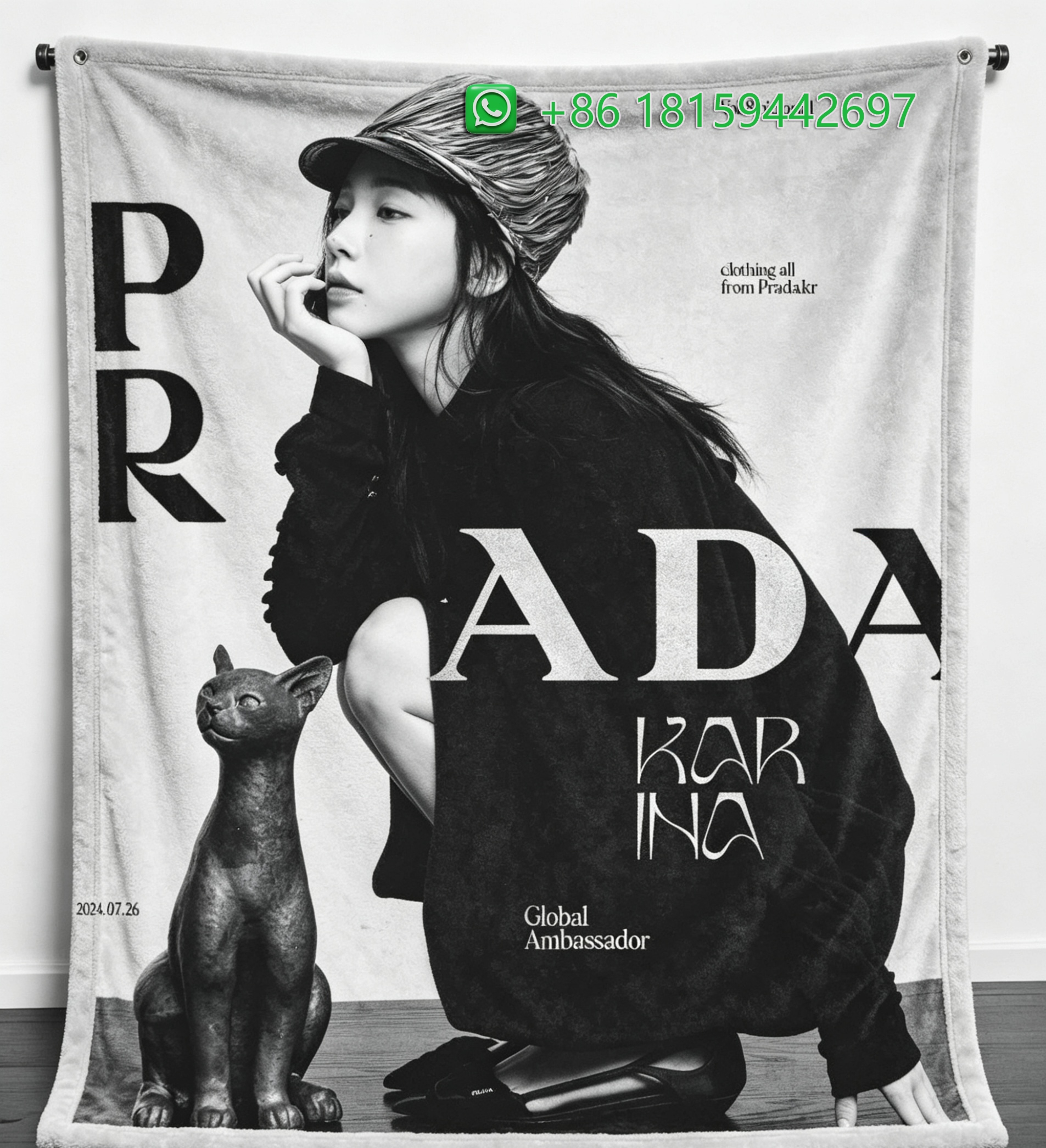 Prada Throw Blankets